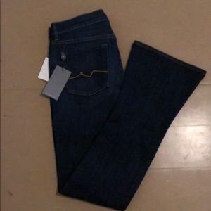 7 for all mankind kaylie jeans denim brand new 28